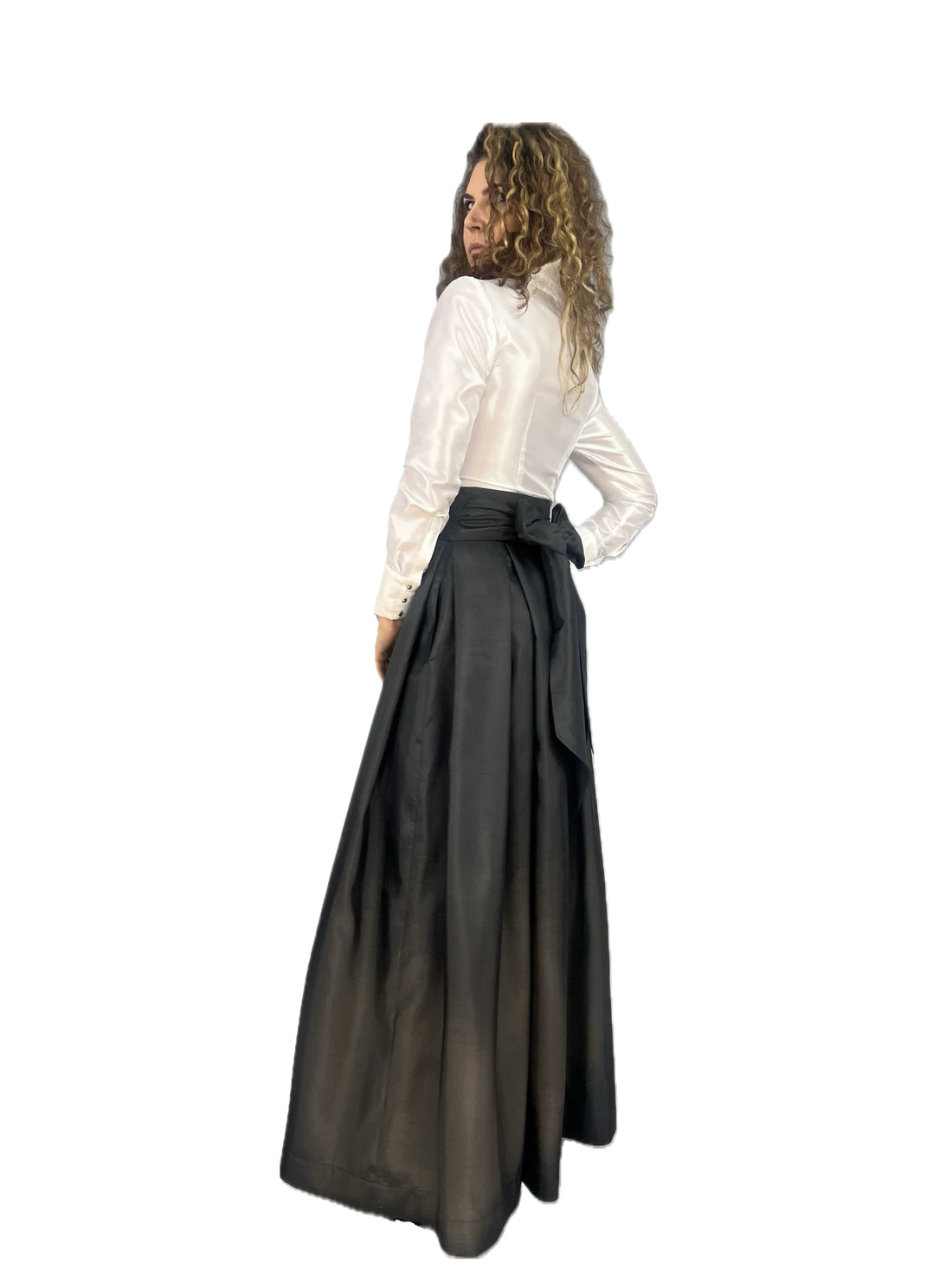 Fusta parte peste parte din tafta fina - idyllicstore