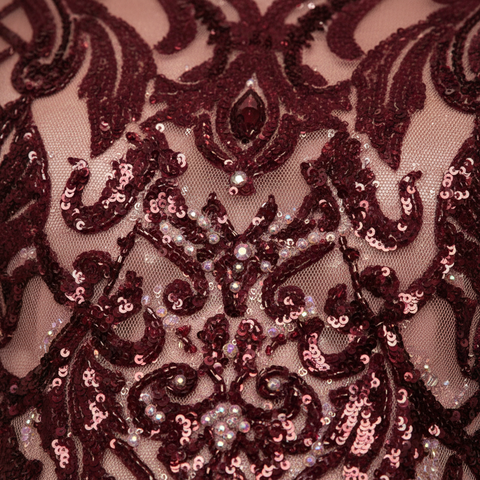 Rochie din dantela cu paiete