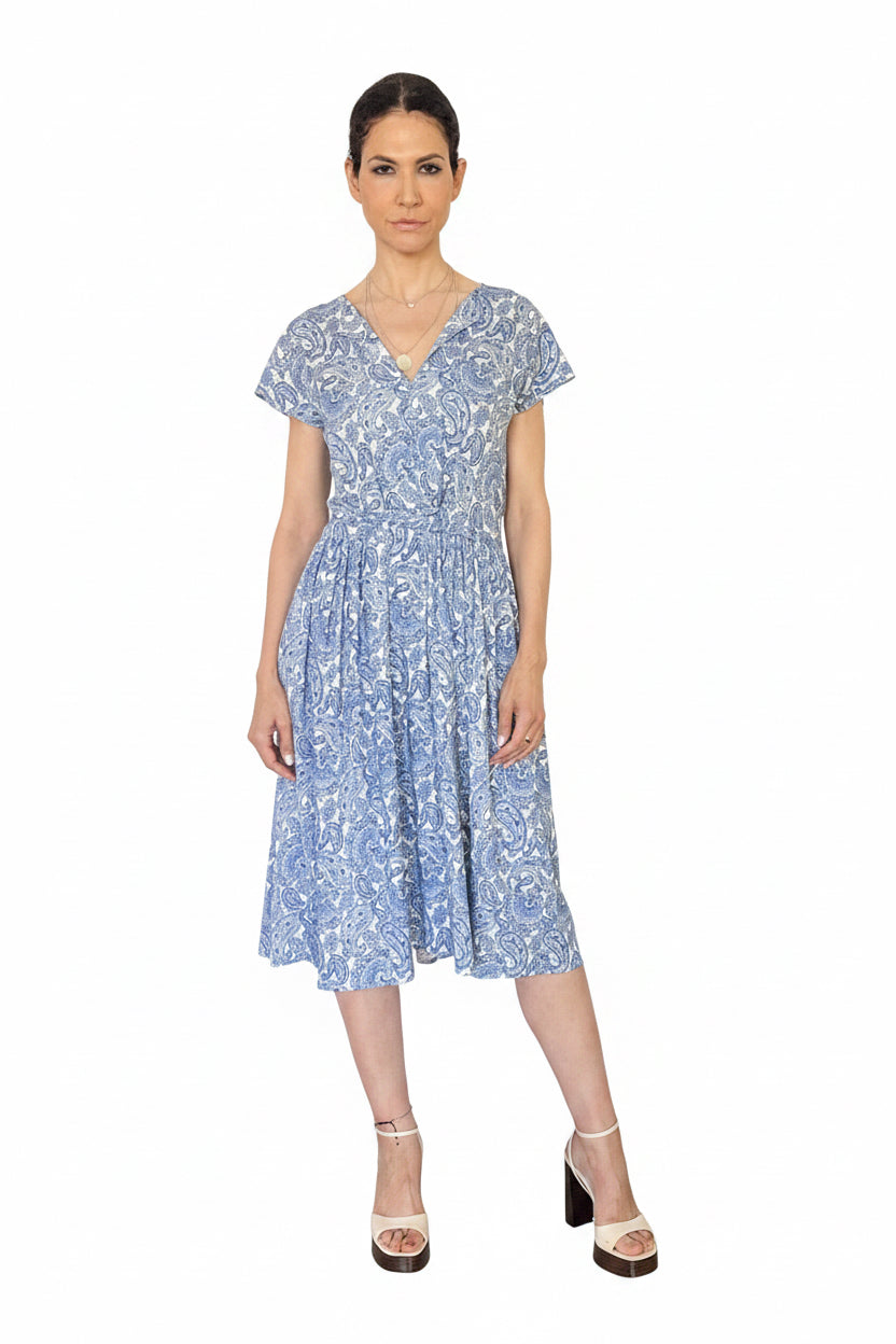Rochie cu fata dubla din vascoza - idyllicstore