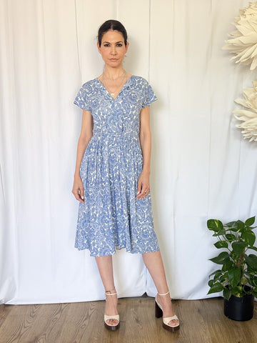Rochie cu fata dubla din vascoza - idyllicstore