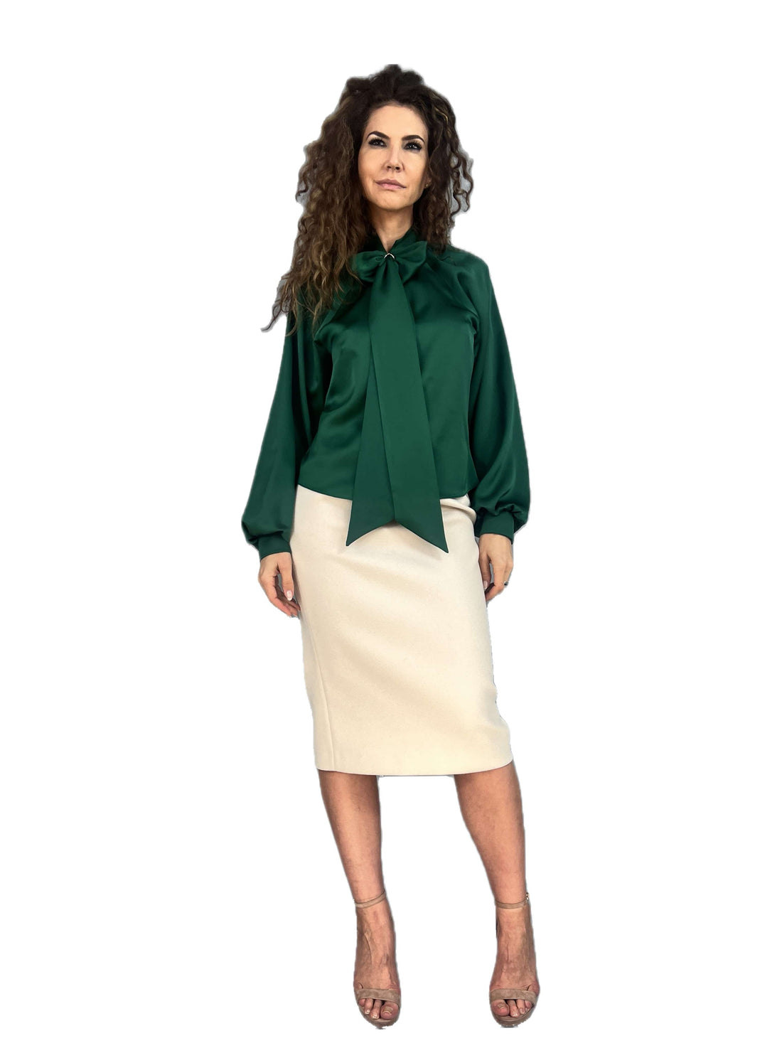 Bluza raglan cu esarfa 2 - idyllicstore