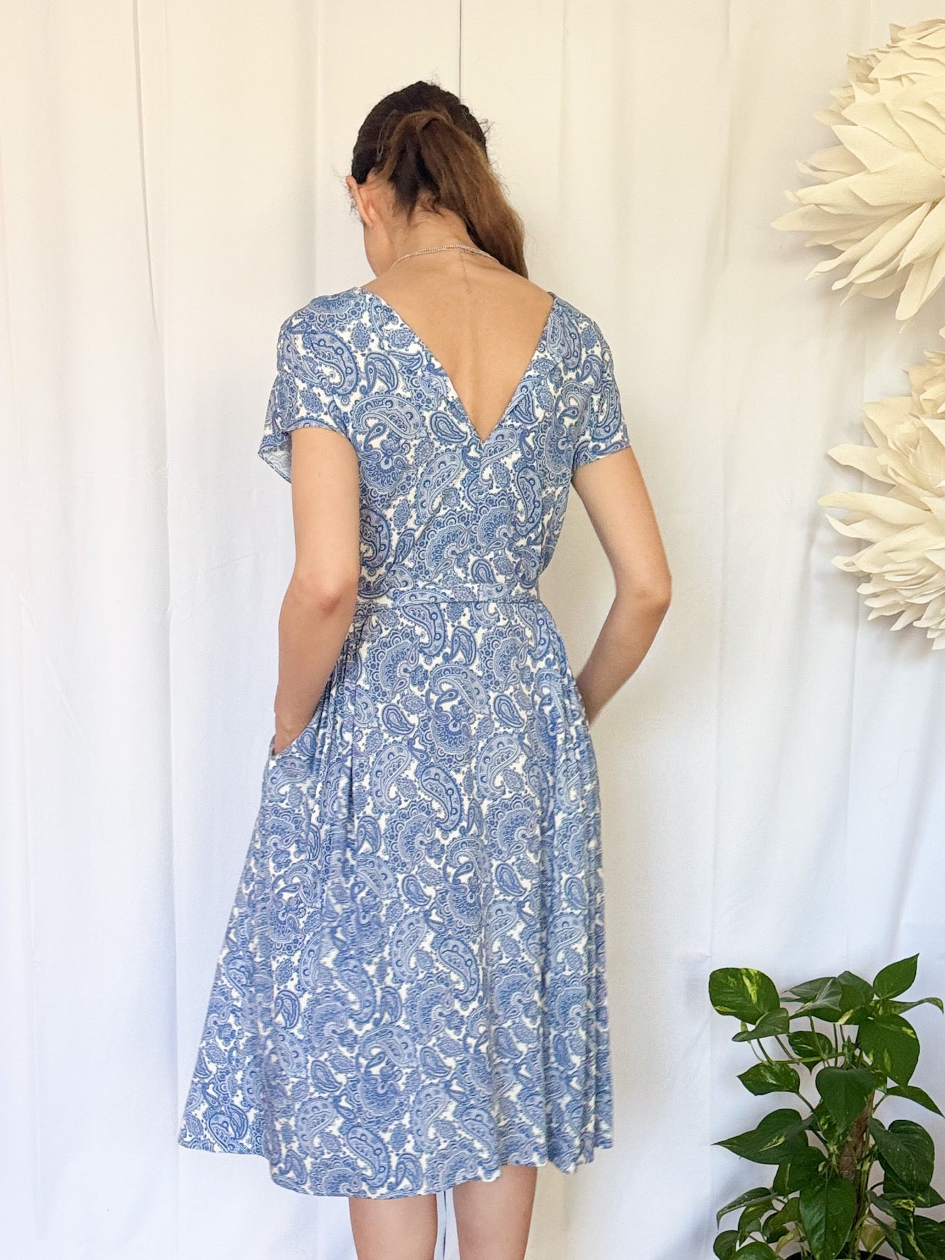 Rochie cu fata dubla din vascoza - idyllicstore