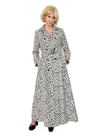 Trenci din brocard animal print