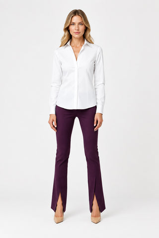 Cămașă Clasică de Damă din 100% Poplin de Bumbac Premium - Idyllic