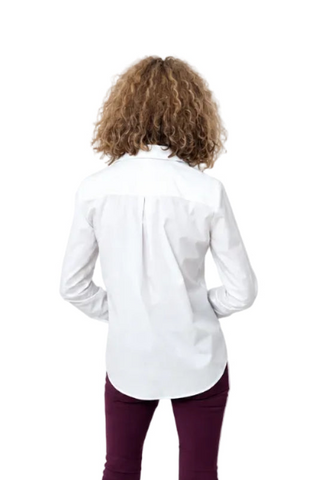 Cămașă Clasică de Damă din 100% Poplin de Bumbac Premium - Idyllic