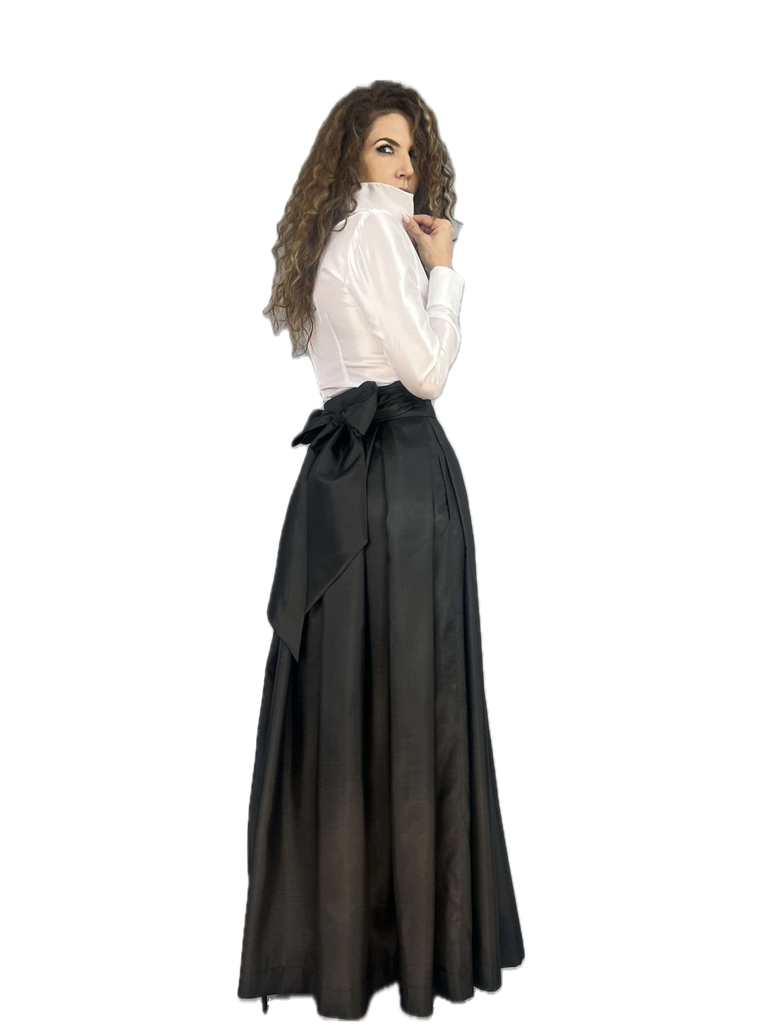 Fusta parte peste parte din tafta fina - idyllicstore