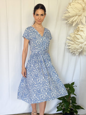Rochie cu fata dubla din vascoza - idyllicstore