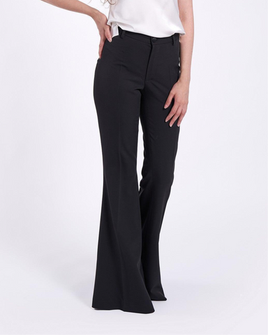 Pantaloni evazati cu talie inalta 2 - idyllicstore