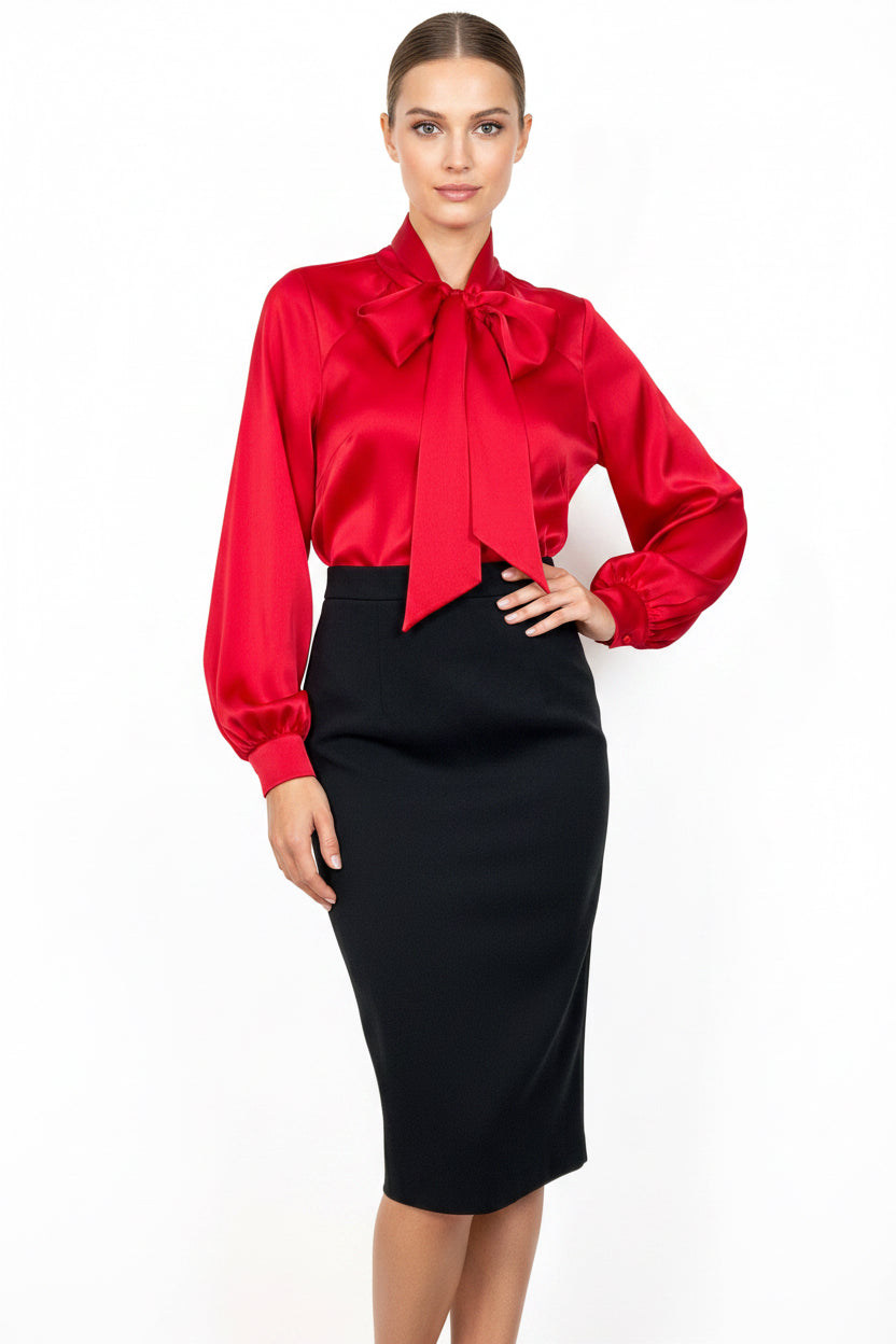 Fusta conica din stofa cu lana 2 - idyllicstore
