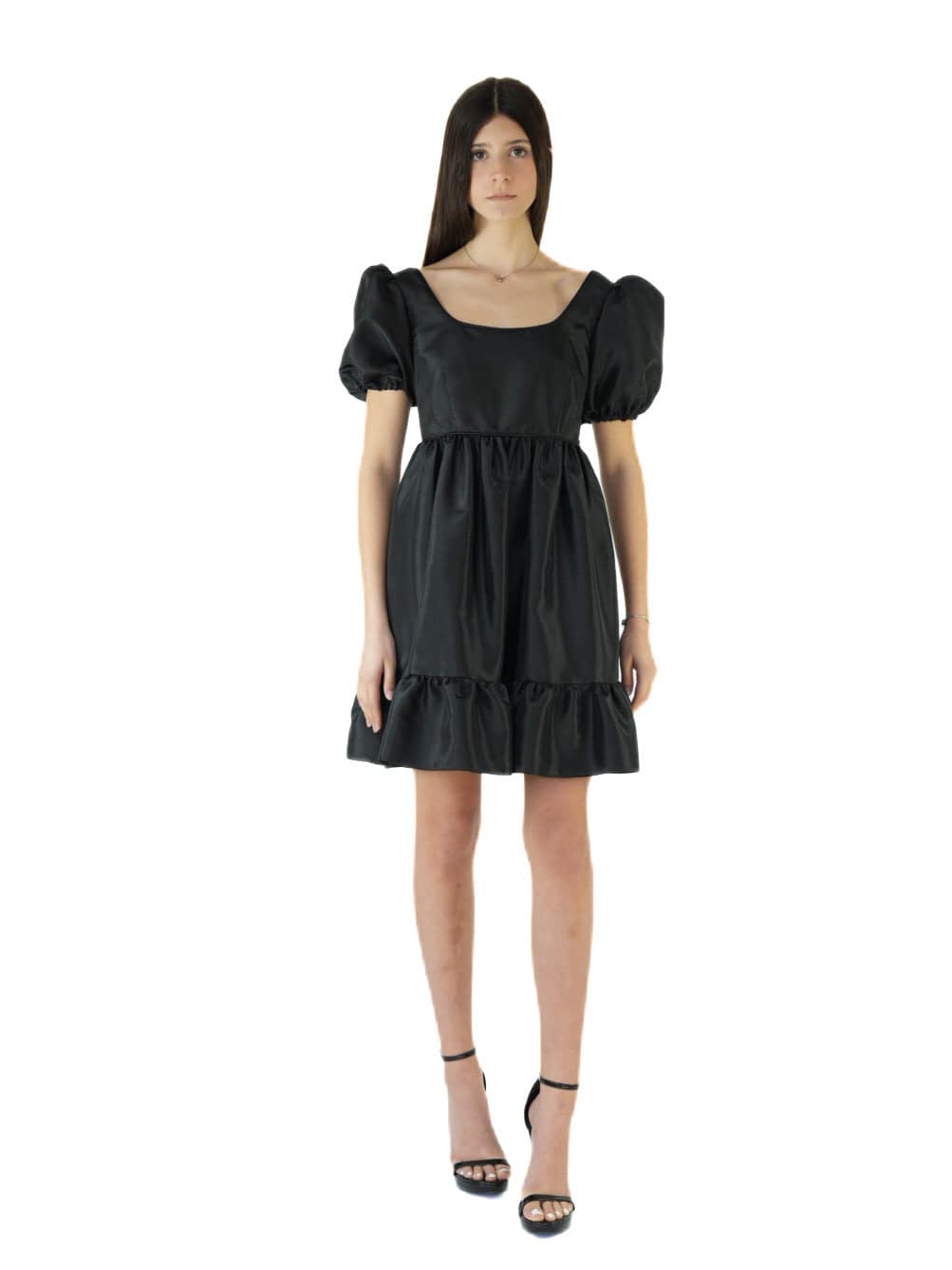 Rochie baby doll scurta din tafta - idyllicstore