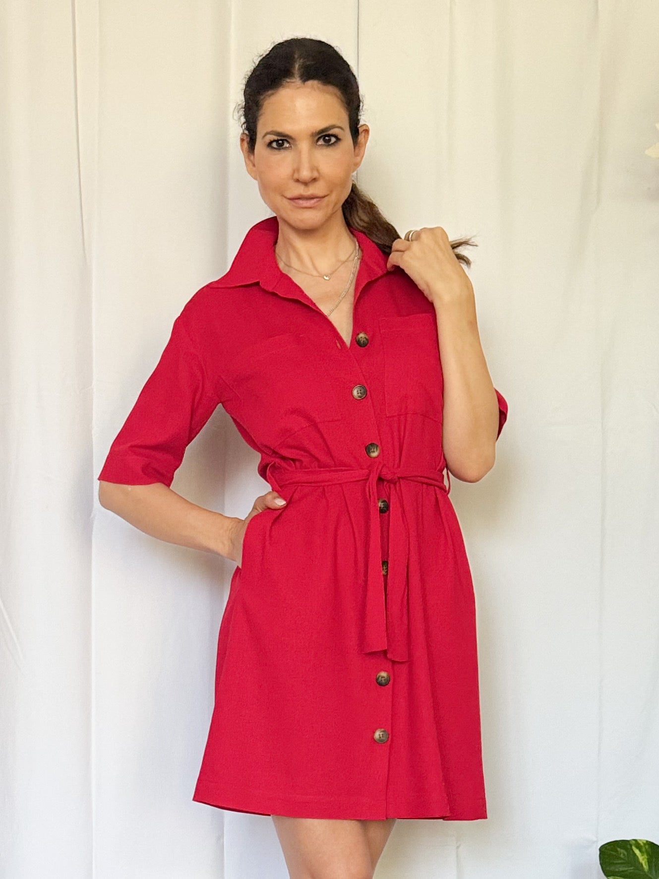 Rochie camasa din in - idyllicstore