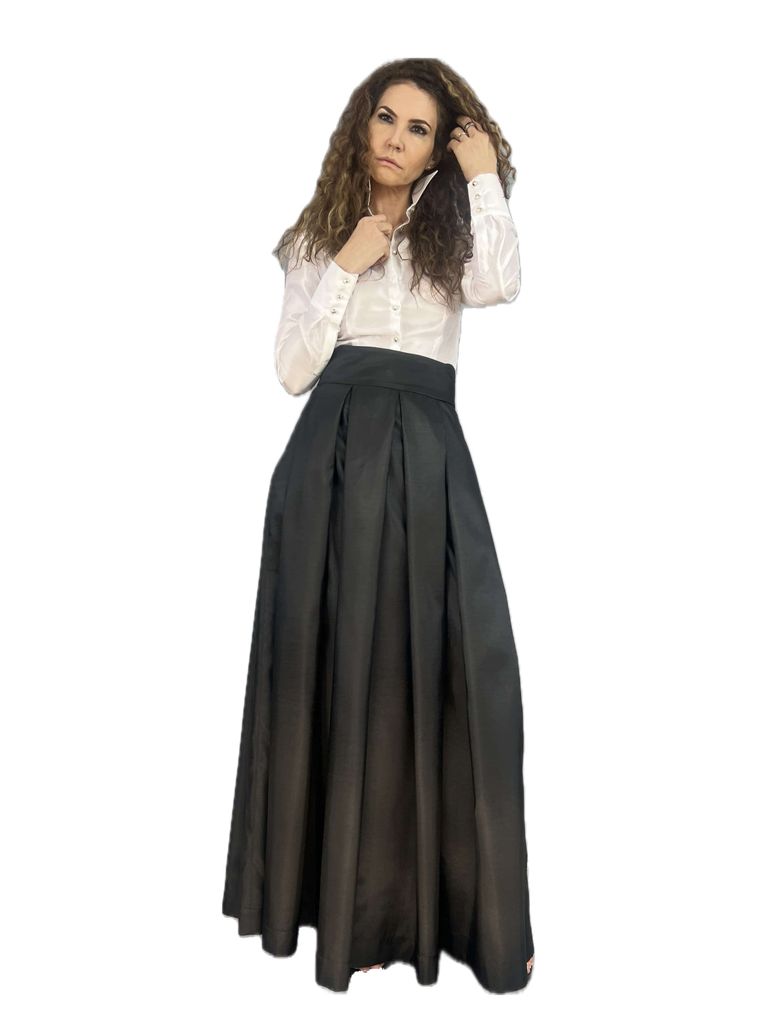 Fusta parte peste parte din tafta fina - idyllicstore