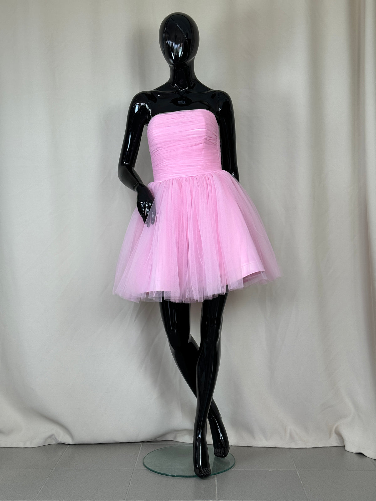 Rochie scurta din tull
