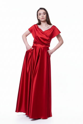 Rochie de seara cu umerii goi