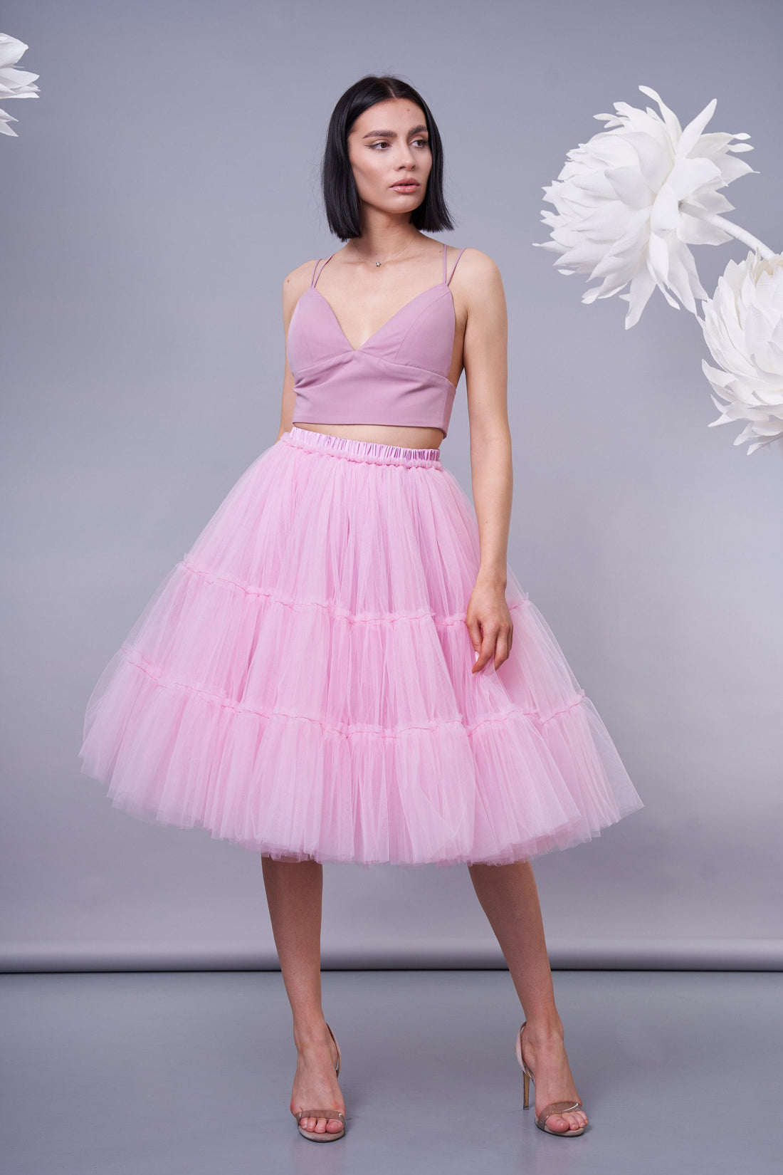 Fusta din tull cu volane - idyllicstore