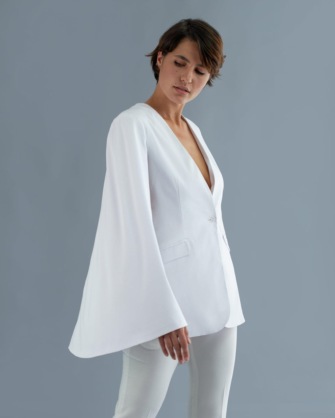 Blazer capa fara maneci - idyllicstore