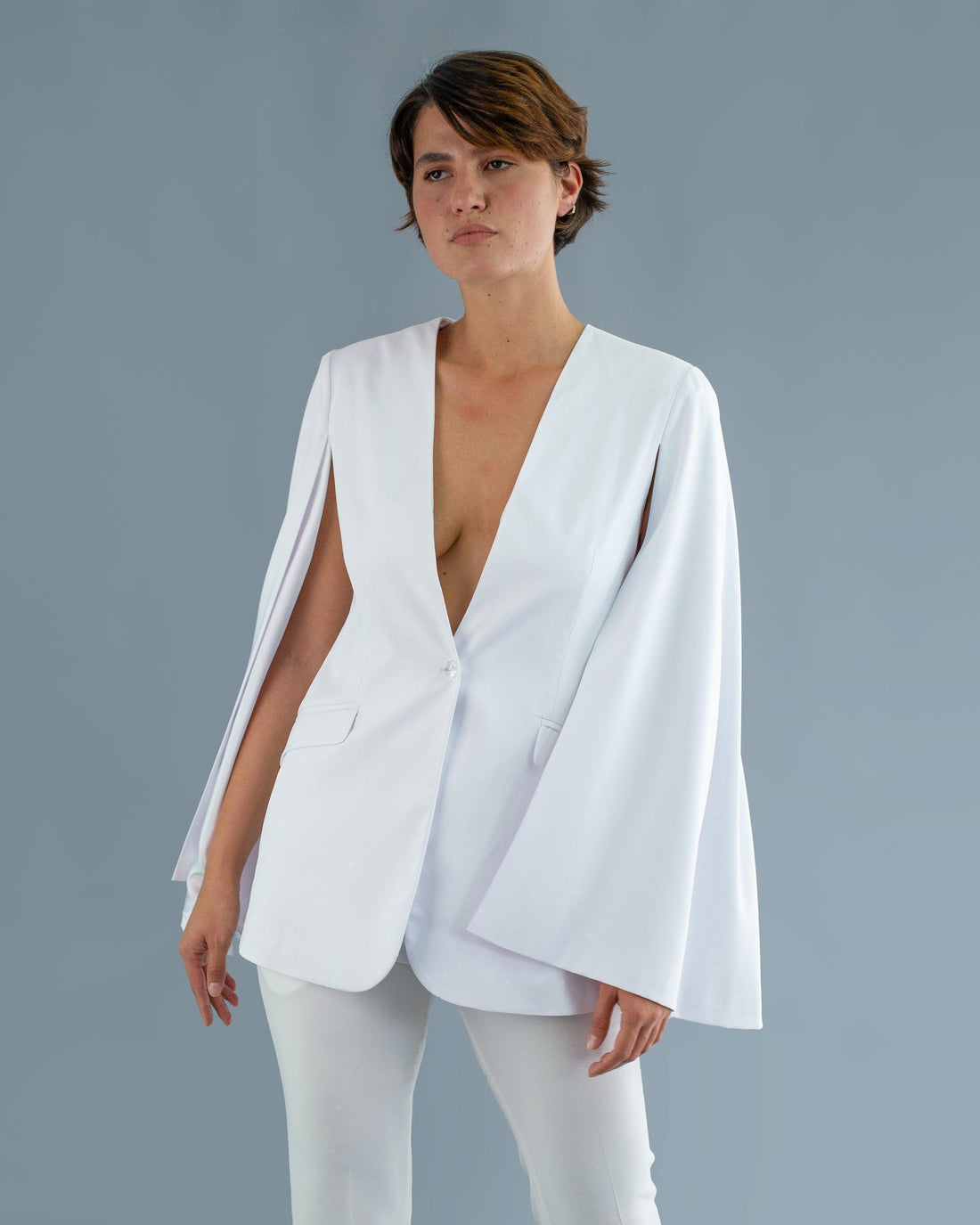 Blazer capa fara maneci - idyllicstore