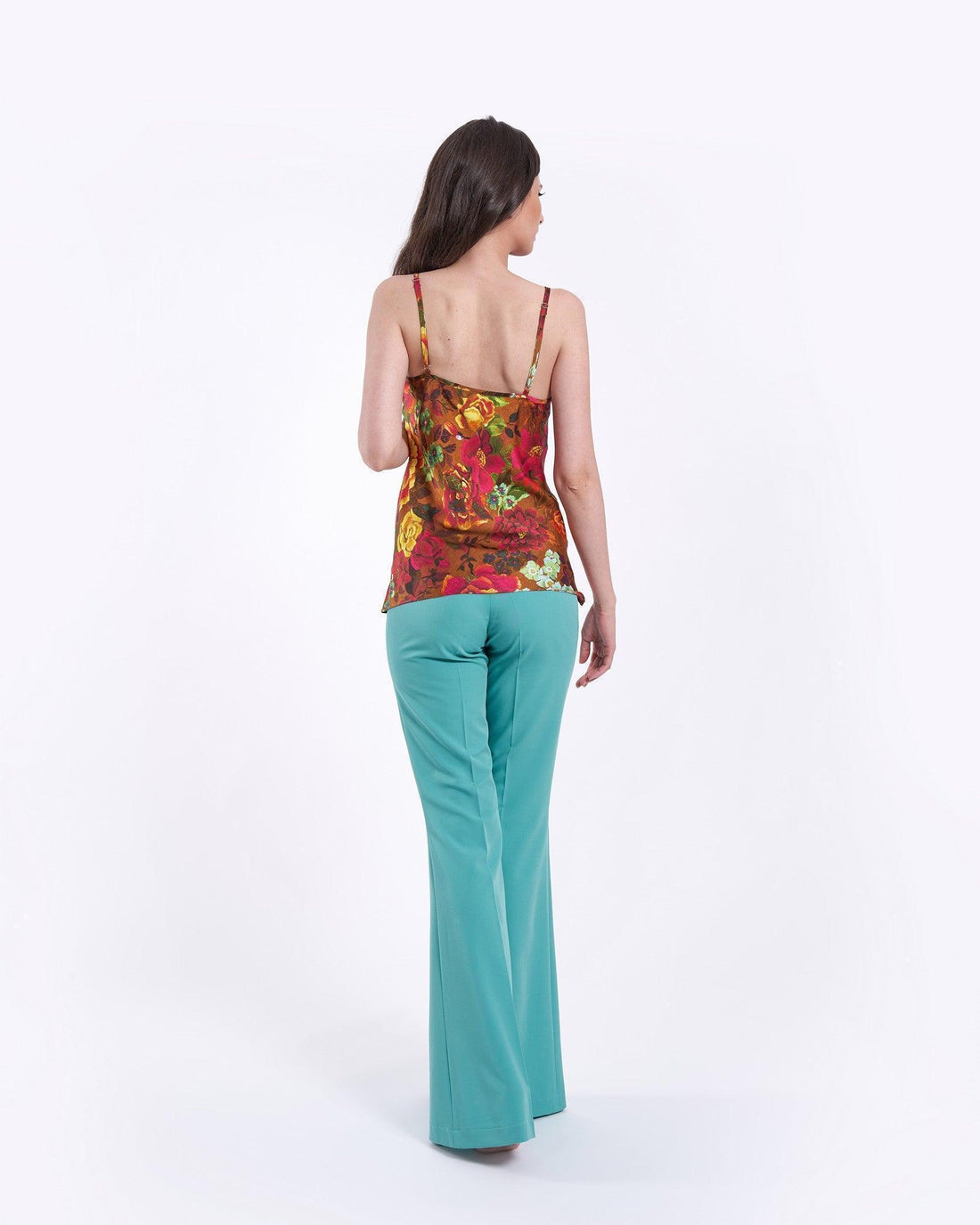 Pantaloni evazati cu talie inalta 2 - idyllicstore