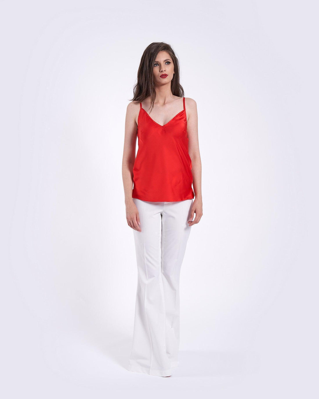 Pantaloni evazati cu talie inalta 2 - idyllicstore