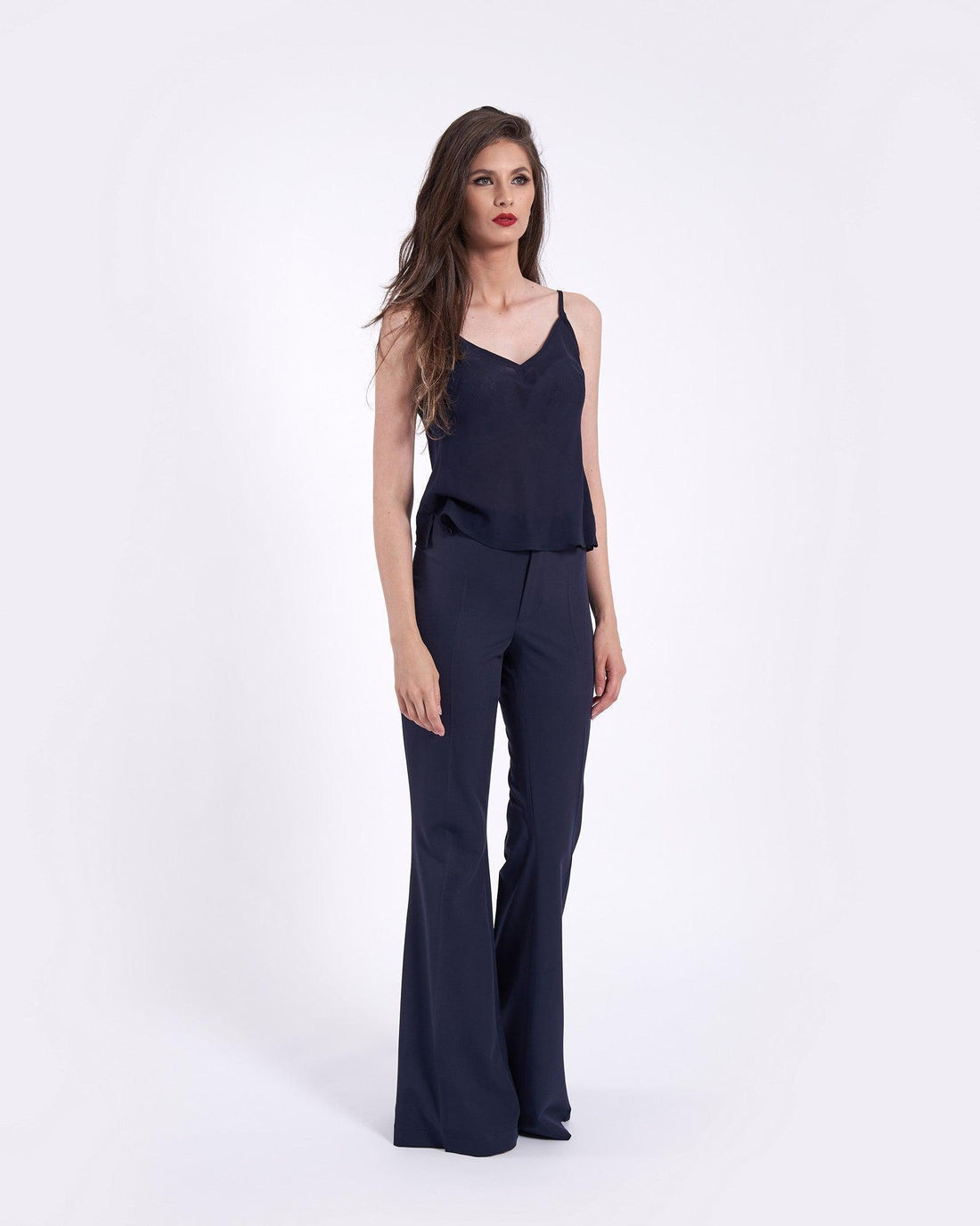 Pantaloni evazati cu talie inalta 2 - idyllicstore