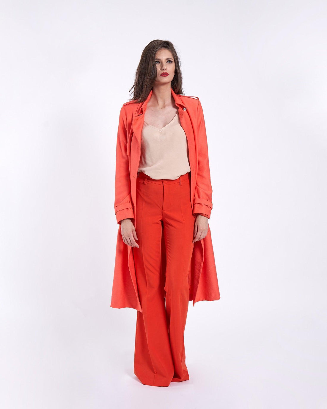 Pantaloni evazati cu talie inalta 2 - idyllicstore