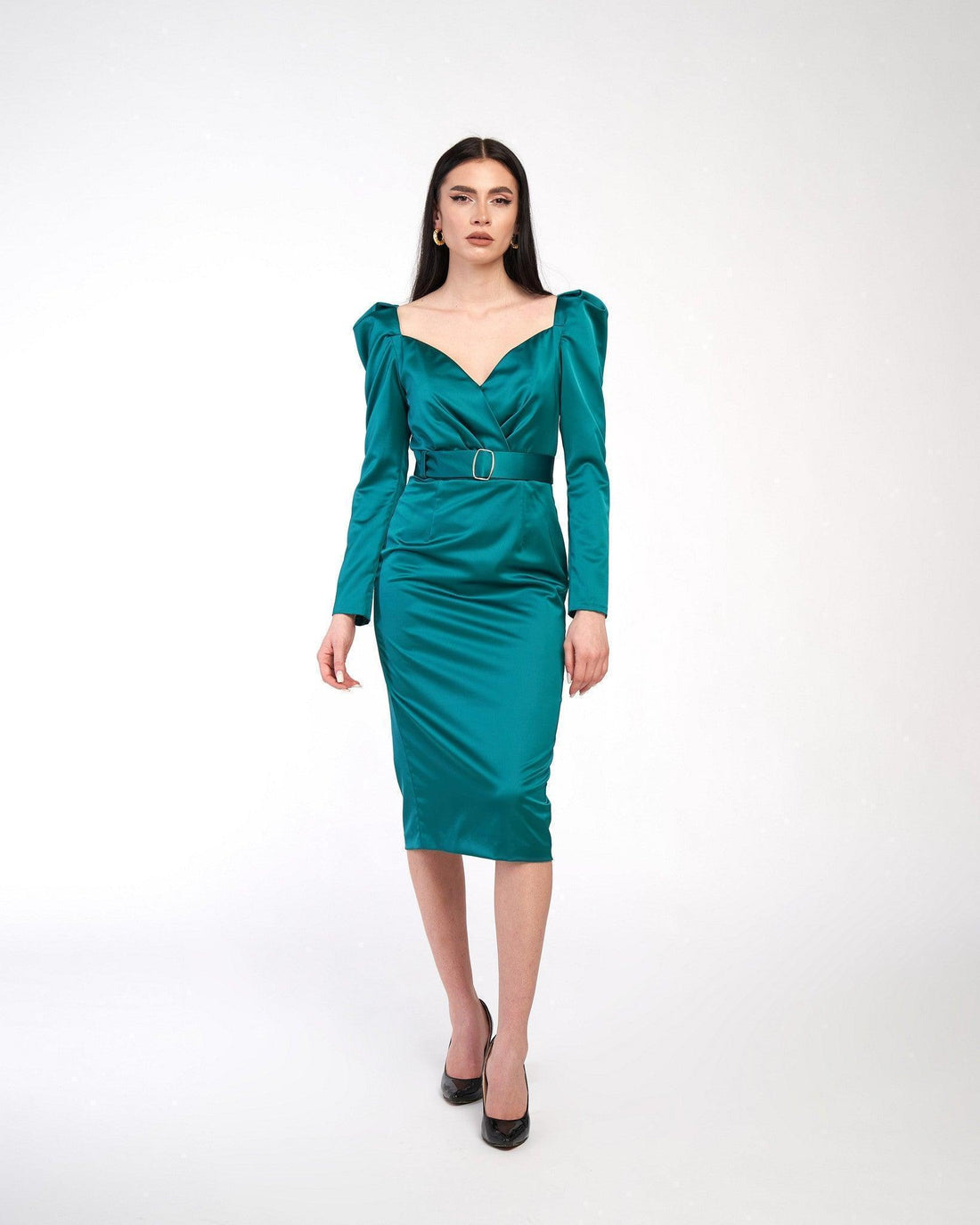 Rochie bodycon cu maneca lunga - idyllicstore