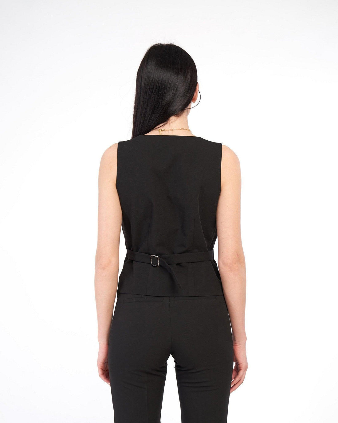 Vesta din stofa cu nasturi 2 - idyllicstore