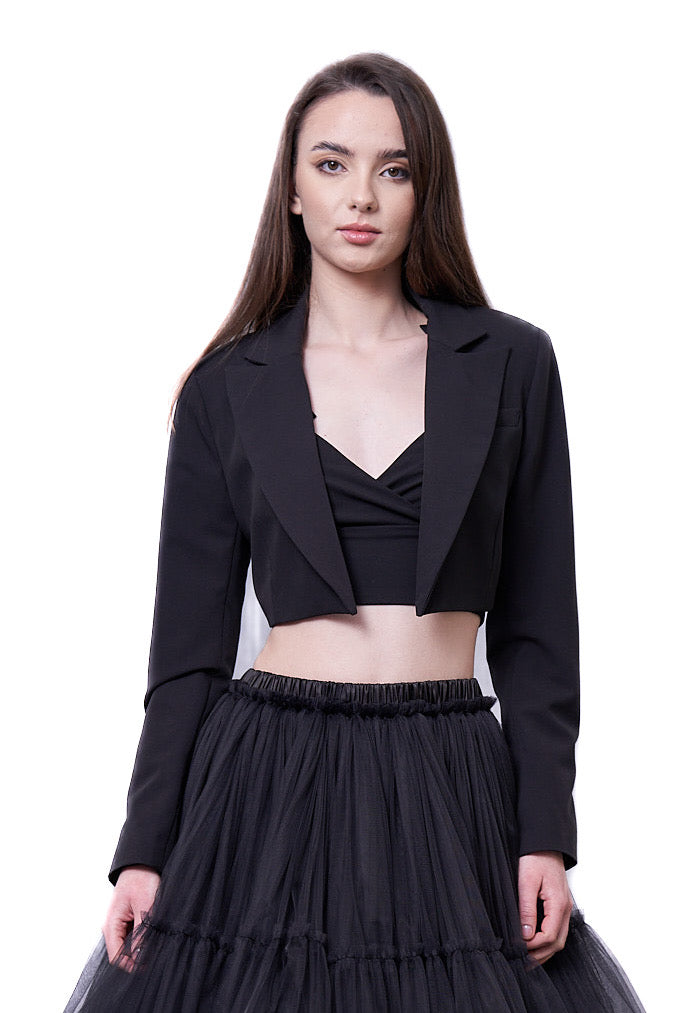 Sacou scurt fara inchidere - idyllicstore
